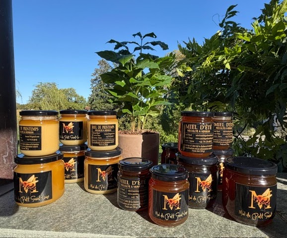 Pots de miel de printemps et d'été du Petit Saint-Loup
